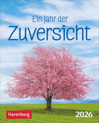 Ein Jahr der Zuversicht Mini-Geschenkkalender 2026: Jeden Tag positiv Denken mit dem Mini-Tischkalender für die tägliche Portion Optimismus (Mini-Geschenkkalender Harenberg)