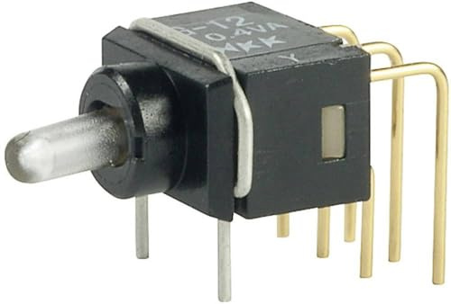 NKK SWITCHES G12AP TOGGLE SWITCH, SPDT, 0.4VA, 28V (1 piece)