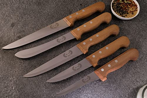 Ro-set 3 stark da 6 mm ! couteau boucher schlachtermesser manche en bois