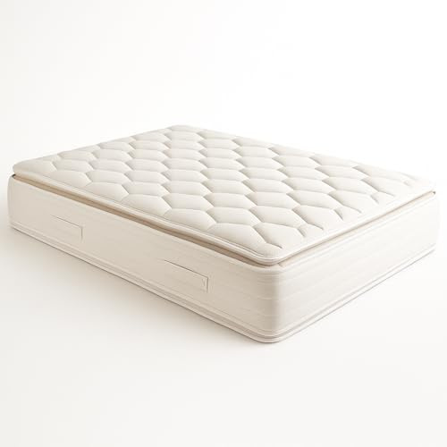 PIKOLIN Pillow Top Hotelmatratze CM11046 – Luxus Taschenfederkernmatratze, Höhe 33 cm, Premium Pillow Top, 5 Sterne Hotelkomfort, Atmungsaktiv, Hygienisch & Druckentlastend - 180x200 cm
