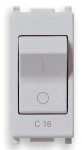 Vimar serie piatta - Interruttore magnetotermico 1 polo+neutro c16 230v silver