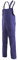 CXS Franta Arbeitslatzhose Herren 100% Baumwolle - Sehr Stabile Strapazierfähige Arbeitshose mit Hosenträger Gartenhose Bundhose Cargohose Arbeitsoveral (Blau, Größe 60)