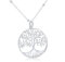 WANDA PLATA Argent 925 Collier Arbre de Vie pour Femme Pendentif avec chaîne dans une boîte cadeau (40 + 5 cm) (ARGENT 925)