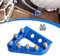 JFG RACING Pedal Freno Moto,Pedal de Freno Trasero Moto Universal CNC Aluminio Freno Trasero Pedales para125 150 250 300 350 450 500 SX SXF EXC EXCF XC XCW XCF-Azul