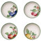 Villeroy und Boch French Garden Modern Fruits Schale 4er-Set, 24 cm, Premium Porzellan, Weiß/Bunt