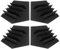 JBER 4 Pack Akustikschaum Bass Trap Studio Foam 30,5 X 17,8 X 17,8 cm, Schalldichte Polsterung Wandpaneele Eckblock Finish für Studios Heim und Theater