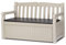 Keter Eden Gartenbank mit Aufbewahrungsbox, 140 x 60 x 84 cm, Kunststoff, Blue, Beige (lackiert oder beschichtet)