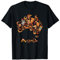 Travel Teez Australien Karte Koalas Kangaroos Bumerangs Sydney Opera T-Shirt Schwarz S Unisex Erwachsene Kurzarm Klassische Passform