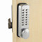 ShouSiFang serrure de porte coulissante numérique à code facile,Sans clé(Silver)