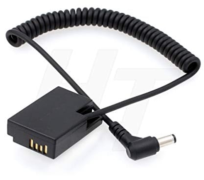HangTon DR-E18 DC Coupler Dummy Battery for LP-E17 Canon RP R50 R100 R10 R8 800D 760D /Rebel T7i T6s T6i 8000D KISS X8i DSLR Camera