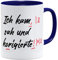 OM3® lustige Lehrer Tasse mit Spruch Lehrergeschenk | Keramik Becher | 11oz 325ml | Beidseitig Bedruckt | Dunkelblau