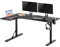 REKT R-Desk 160 L (Gauche) Bureau Gamer d'angle L160 x P60-100 x H75 cm - Supporte jusqu'à 100 Kg - Porte Gobelet - Repose Casque - Bureau Gaming d'angle en L PC Console Table