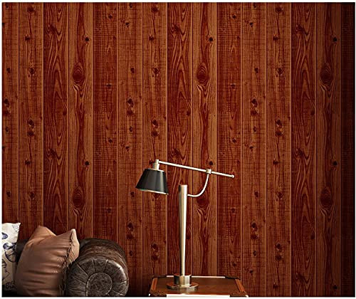 ZZDXL Tapeten Altmodisch Rot Tapete Vliestapete 10 M X 0,53 M,3D Tapete Für Schlafzimmer Wohnzimmer Oder Küche,Modern Klassisch Elegance Tapete Kinderzimmer,Wandtapete Jungen Mädchen