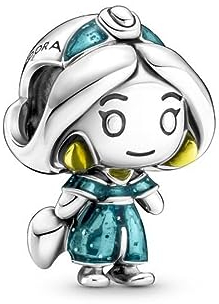PANDORA Charm Disney Aladdin Jasmine silber, Emaille 799507C01