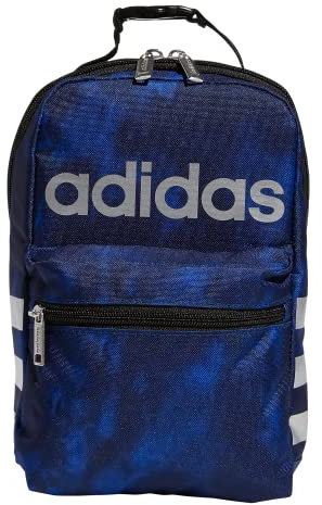 adidas Santiago 2 Isolierte Lunchtasche, Stone Wash Team Royal Blue/Black/Silver Metallic One Size