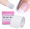 Luvadeyo 3 Rotoli di Nastro Adesivo per Nail Art, Fibra Bianca, Autoadesivo, Nail Art Tape