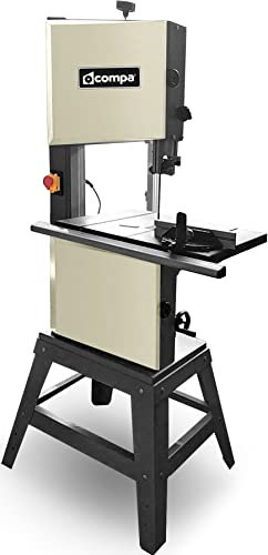SEGA A NASTRO PER LEGNO CON PIANO DI LAVORO IN GHISA COMPA BS315G