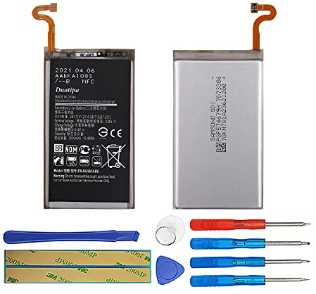 Duotipa Batteria di ricambio EB-BG965ABE compatibile con Samsung Galaxy S9 Plus S9+ SM-G965 batteria con attrezzi