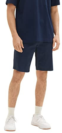 TOM TAILOR Herren Slim Chino Bermuda Shorts mit Stretch