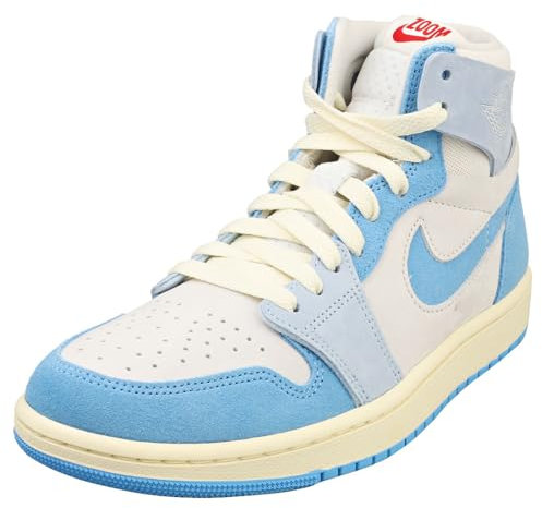 Air Jordan 1 Zoom Air CMFT Corte Viola CT0979-505, Fantasma/Università Blu, 38.5 EU