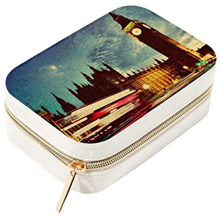 London the Big Ben Uhr, Nachtlandschaft, doppellagig, tragbar, für Reisen