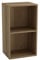 URBNLIVING Tier Wooden Bookcase Shelving Display Storage Shelf Unit Wood Shelves (Warm Oak, 2 Shelf)
