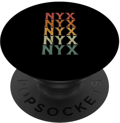 Retro Individueller Vorname Name Nyx PopSockets mit austauschbarem PopGrip