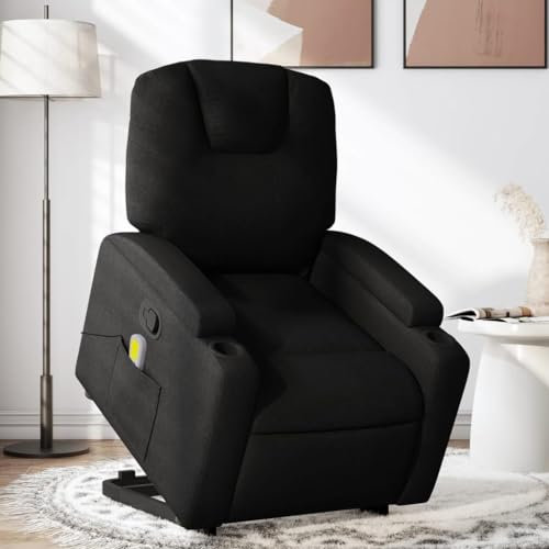Homgoday Mobili Sessel, Massagesessel, verstellbar, aus Stoff, für Wohnzimmer, Sessel, Relaxsessel, Sessel für Schlafzimmer