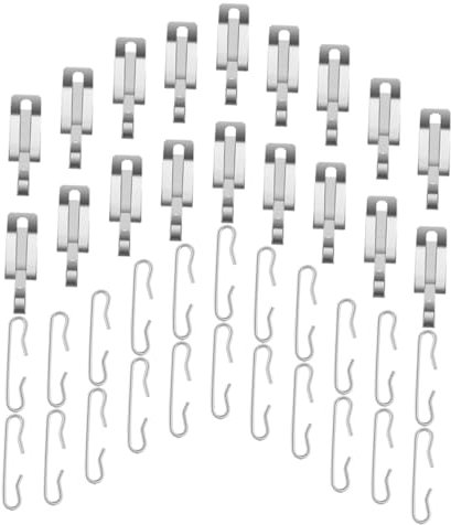 Hoement Kabel Verstecken Kabelhalter Wetterfest 1 Set Heizkabel Clips Und Haken Kit Für Dachmontage Außen Kabel Clips Zur Befestigung Von Heizkabeln 25 Clips + 25 Haken Optimal Für Dachrinnen Und