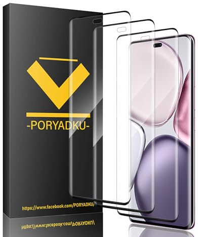 Arae 3 Pack Tempered Glass For Honor Magic 7 Lite Screen Protector[6.78 Inch], Anti-Bubble, Fingerprint Compatible with Magic 7 Lite Glass Screen Protector