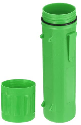 sourcing map Welding Rod Storage Tube, 14 Inch Tungsten Electrode Holder Container Airproof Waterproof 4.5kg Capacity, Green