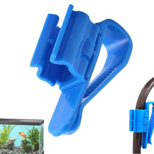 Aquarium-Schlauchhalter-Clip – Wasserrohr-Halterung, Aquarium-Filtrations-Zubehör, sicheres Eimer-Montagewerkzeug mit Schildkröten-Tank-Unterstützung