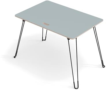 Camptools Euroboxdeckel aus Holz Birke Multiplex Deckel für Eurokiste – passgenau und stabil, in verschiedenen Größen und Farben (Silbergrau, Groß Tisch (60 x 40 cm))
