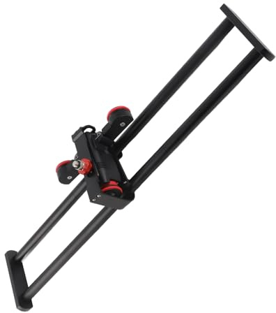 BAFOVY Video DSLR Camera Slider, Aluminum Motorized Rail Dolly Track with APP Control for Time Lapse and Fixed Focus