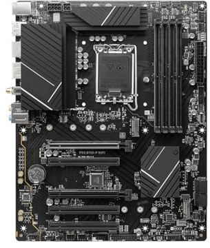 Carte mère ﻿Fit for WiFi MSI Pro B760-P Intel B760 LGA 1700 256GB 4xDDR5 2X M.2 ATX Support I7-14700 I5-14400 I7-13700 I7-12700 CPU