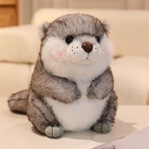 Herfair Otter Kuscheltier Plüschtier für Kinder, Süßes Stofftier Geschenk (35 cm)