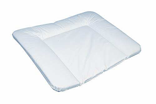 Rotho Babydesign Wickelauflage Breit (85 x 72 cm) - wickelauflage - wickeltischauflage - abwaschbar - wickelmatte - wasserdicht - weiss