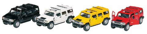 Goki KINSMART Hummer H2 SUV (2008) aus Metall (1 von 4 Sortiert)