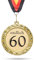 andSmile Medaille mit Gravur - Endlich 60 - Orden aus hochwertigem Metall - 60. Geburtstag Geschenk für Mann & Frau - lustige Geschenkidee, Geburstatgsgeschenk 60 Jahre