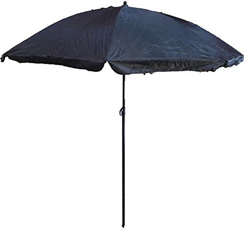 Armeeverkauf Sonnenschirm 180cm Schirm schwarz Black Gartenschirm Tarnschirm