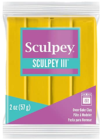Sculpey Polymer Oven Bake Modelling Clay 56g Yellow