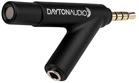 Dayton Audio iMM-6 Calibrated Measurement Microphone for iPhone, iPad Tablet and Android