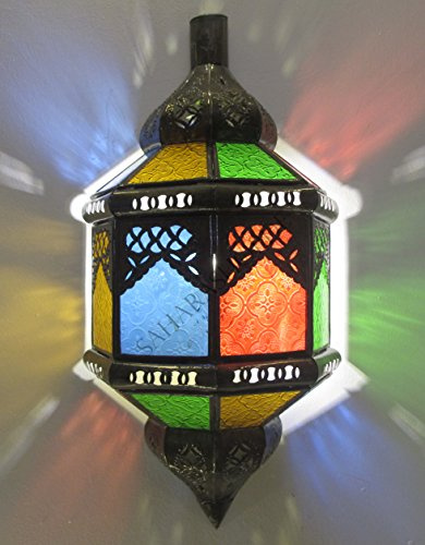 Orientalische Wandlampe Kenitra Multi Bunte Wandlampe Wall lamp Wall light Lampe lampe murale