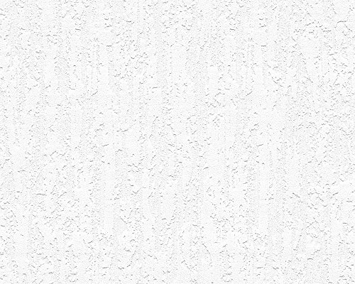 A.S. Création wallpaper Simply White 4 10,05 m x 0,53 m white Made in Germany 240910 2409-10