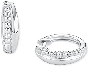 s.Oliver Damen-Creolen 15 mm 925 Silber rhodiniert - 2015172