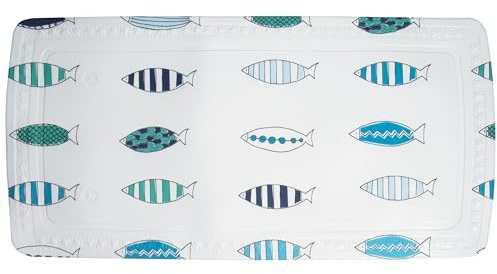 Spirella Santorini Blue 71x36 cm Wanneneinlage, Plastik, blau, 71 x 36 cm
