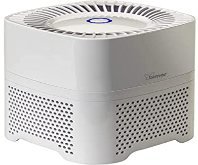 Bimar PA95 Purificatore d'aria con Filtro HEPA H13 ad Alta Filtrazione, Filtro a Carboni Attivi e Filtro a Rete in Tessuto. Purificatore Aria Elimina Odori, Allergie, Pollini, Fumo per Casa o Ufficio