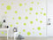 Timalo® XL Aufkleber Punkte Wandtattoo Kinderzimmer bunte große Kreise Pastell Uni Matt Wandsticker | 73081-pastellgruen-120