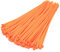XINGO 100 PCS Cable Zip Ties Heavy Duty, 120 lbs Tensile Strength, Self-Locking Premium Plastic Cable Wire Ties for Indoor and Outdoor Use (300mm x 7.6mm, Orange)