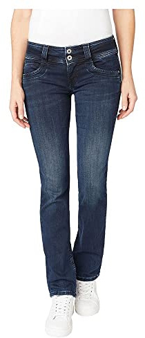 Pepe Jeans Damen Gen Straight Jeans, 000denim (Vw0), 25W / 34L